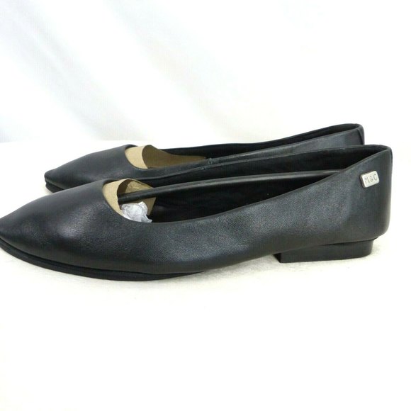 Musse & Cloud Womans Habana Slip On Ballet Flat Black Leather EUR 38 - Picture 2 of 6